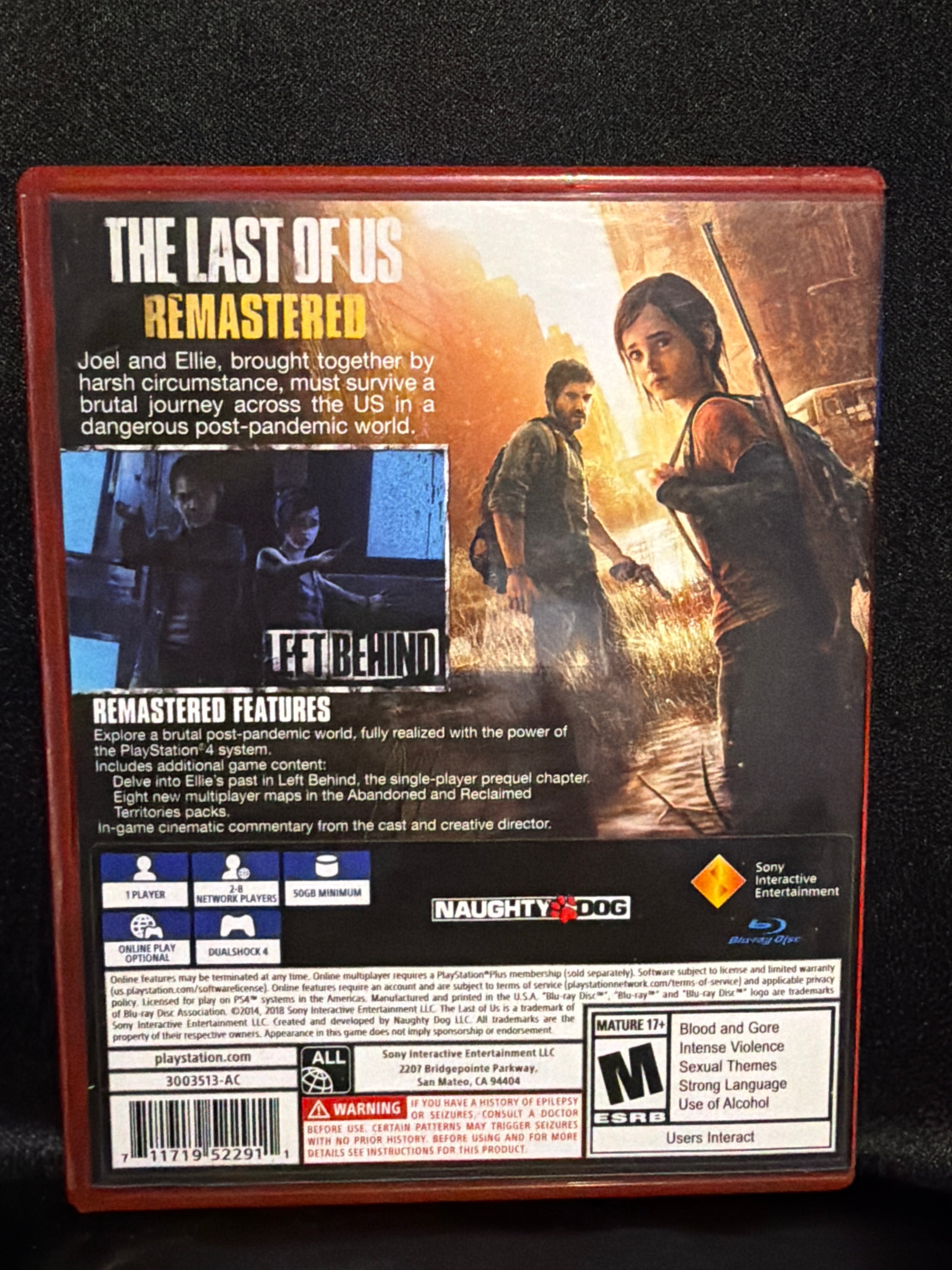 The last of us remastered