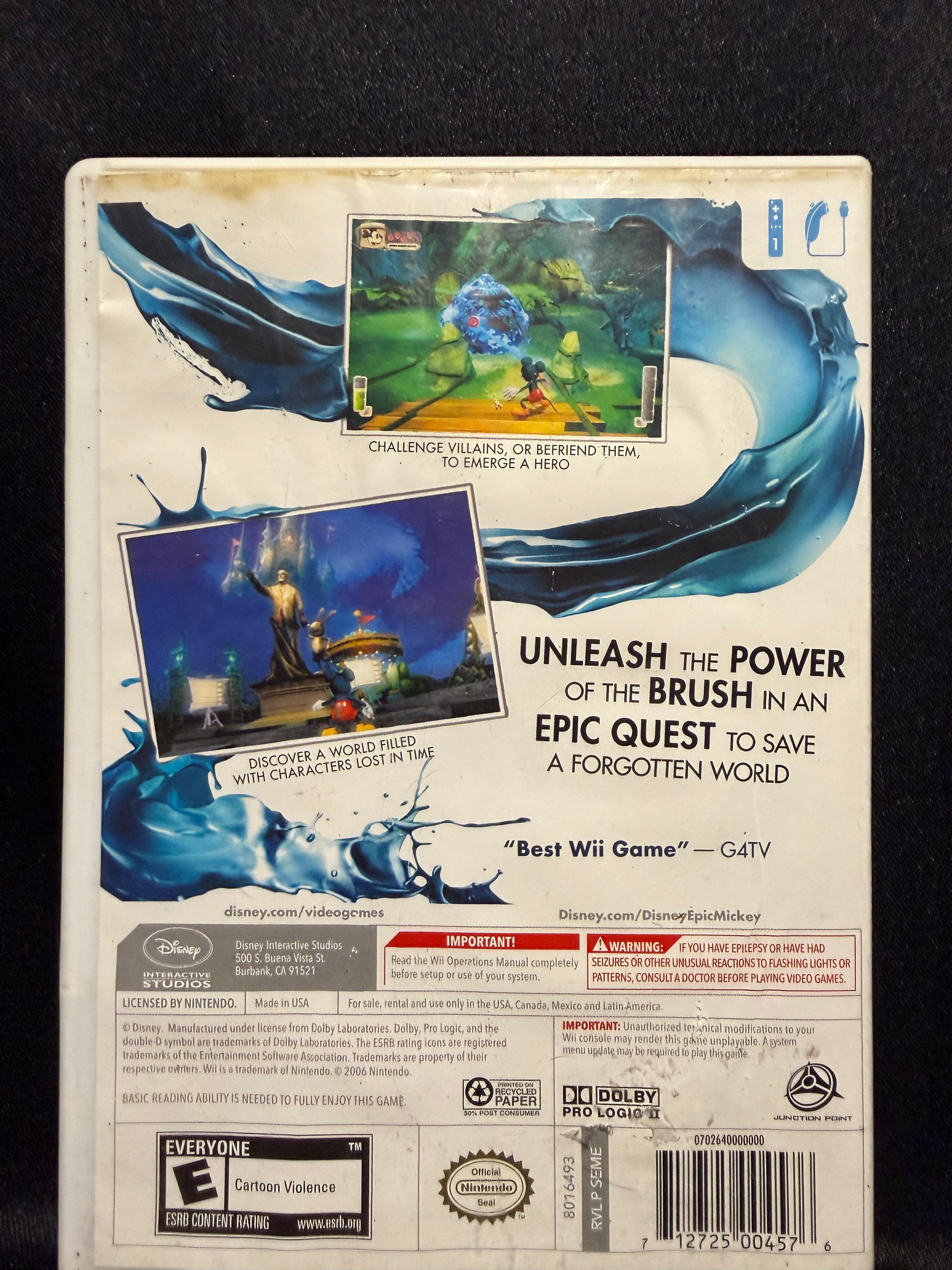 Disney: Epic Mickey