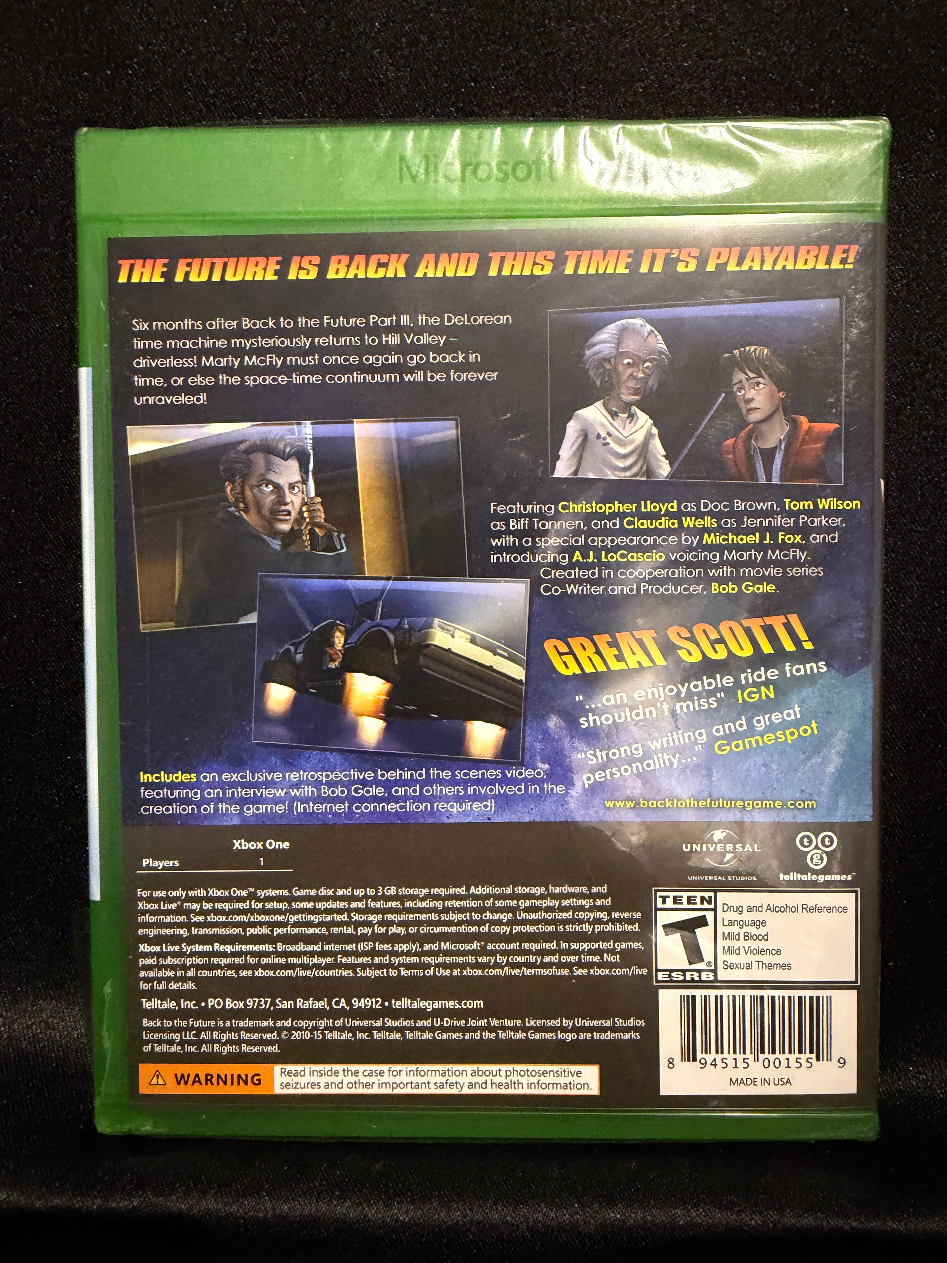 Back to the Future the game