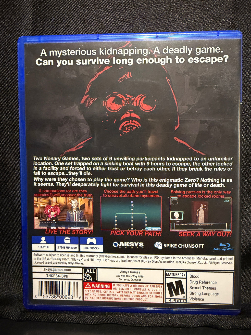 Zero Escape: The Nonary Games
