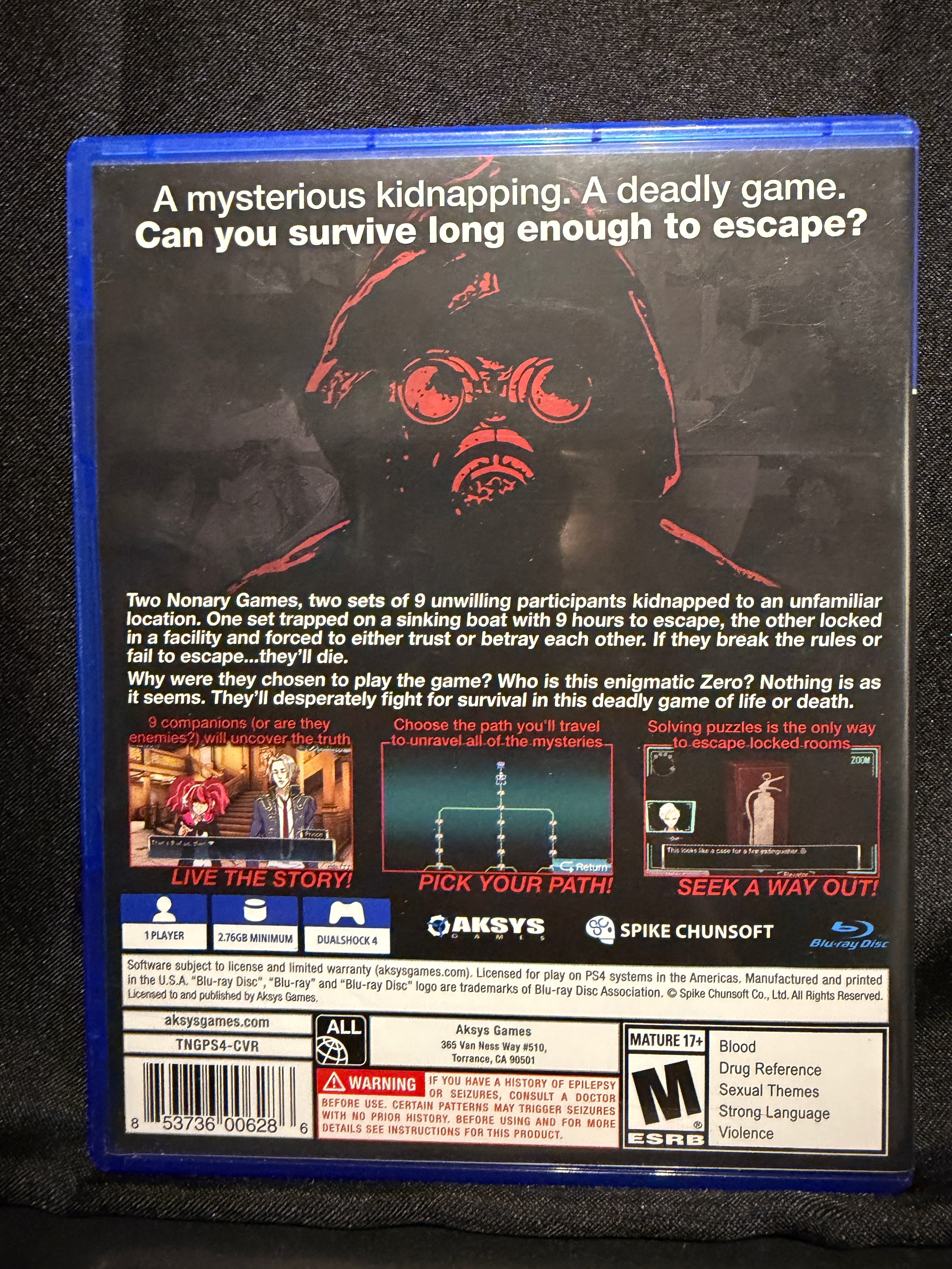 Zero Escape: The Nonary Games